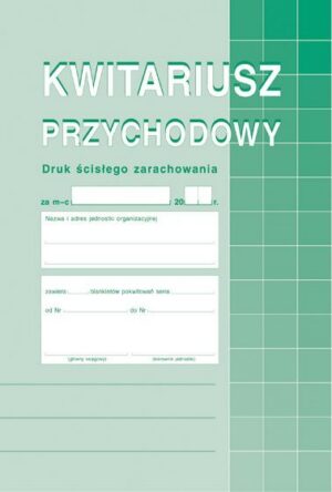 400-3 Kwitariusz przychodowy (numerowany)