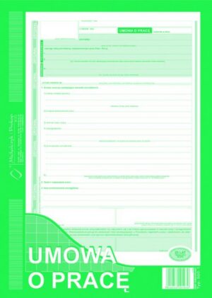 500-1 UP Umowa o pracę A4