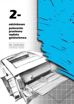 F-110-2 2-odcinkowe polecenie przelewu - wpłata gotówkowa