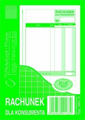 262-5 Rachunek dla konsumenta A6 80 kartek