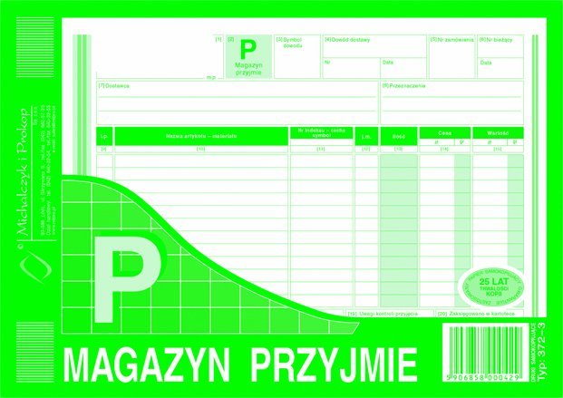 372-3 Magazyn Przyjmie. A5. wielokopia
