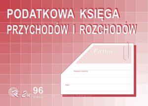 K-2U Podatkowa księga przychodów i rozchodów A4 offset