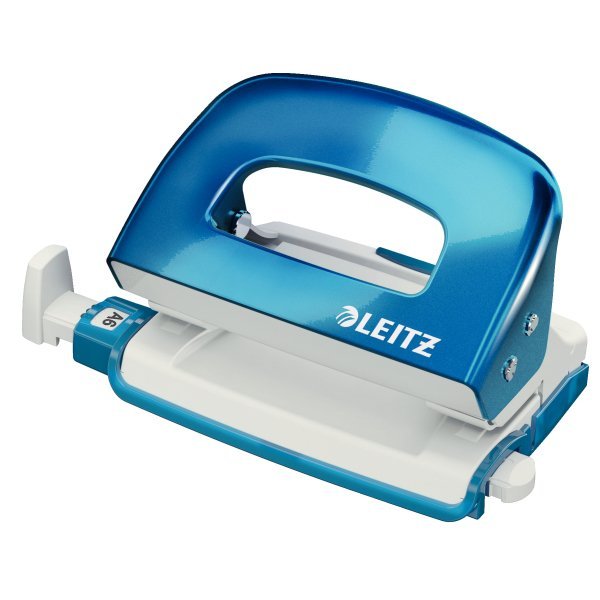 Dziurkacz Leitz Mini WOW 5060 niebieski metalik