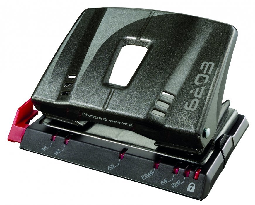 Dziurkacz MAPED ADVANCED METAL grafitowy 25 kartek