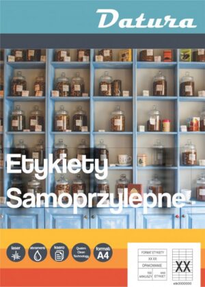 Etykieta samoprzylepna DOTTS A4 (100) 70x42;3 mm 21 etykiet na arkuszu