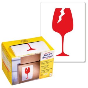 Etykiety ostrzegawcze "Ostrożnie szkło" AVERY ZWECKFORM