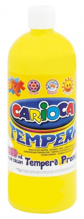 Farba CARIOCA TEMPERA 1000ml żółta cytrynowa (ko03/02) 170-1864