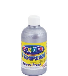 Farba CARIOCA TEMPERA 500ml srebrna (ko027/25) 170-2216