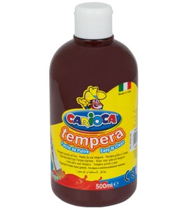 Farba TEMPERA brąz CARIOCA 500ml 170-2355