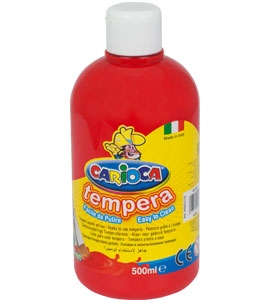Farba TEMPERA czerwona CARIOCA 500ml 170-2359