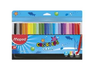 Flamastry MAPED COLORPEPS OCEAN 24 szt ETUI