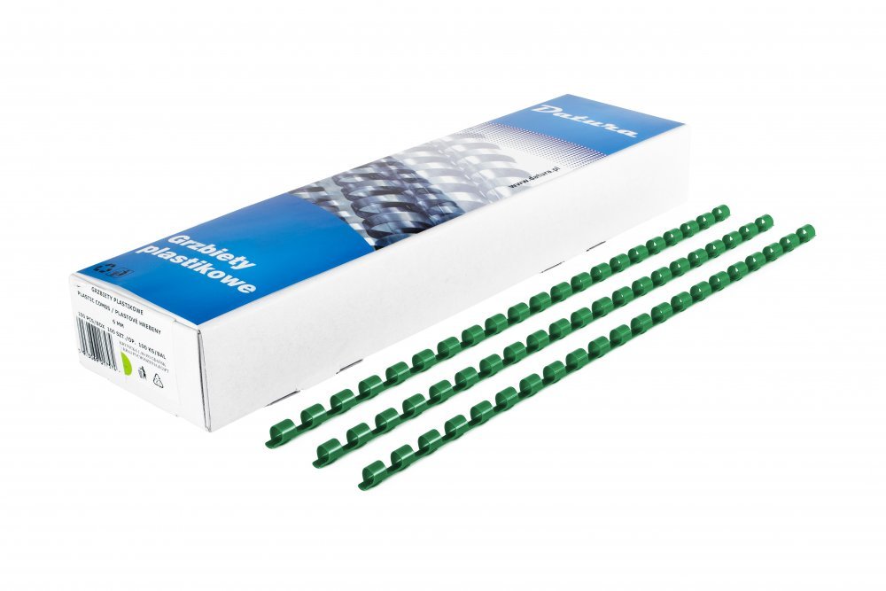 Grzbiety do bindowania DOTTS 25mm zielone (50)