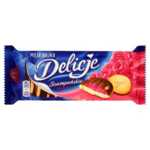 DELICJE Szampańskie malina 147g