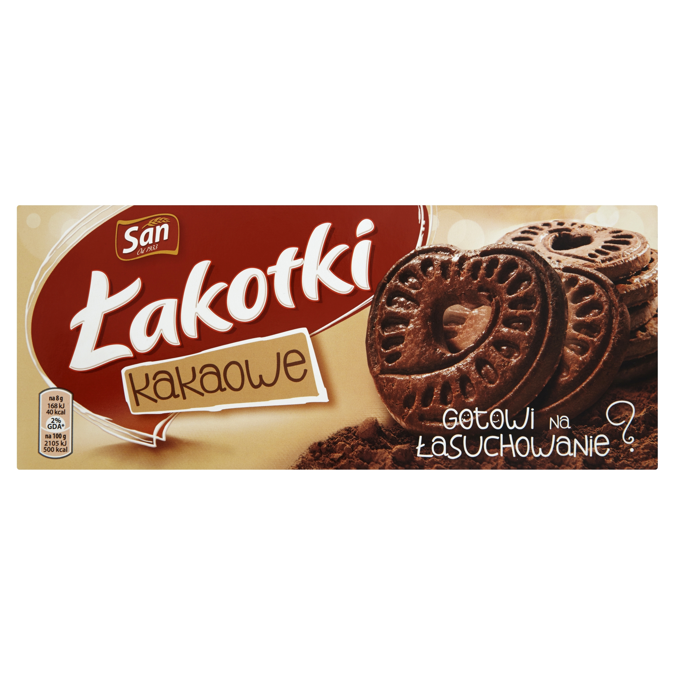 Ciastka ŁAKOTKI KAKAO 168g