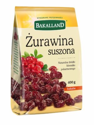 Żurawina 400g BAKALLAND