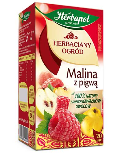 Herbata HERBAPOL 20T MALINA Z PIGWĄ