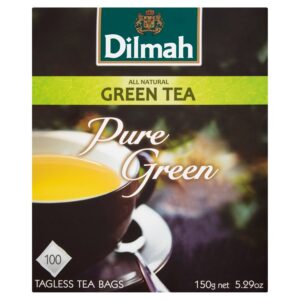Herbata DILMAH PURE GREEN TEA zielona 100 torebek x1.5g