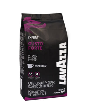 Kawa LAVAZZA GUSTO FORTE VENDING 1kg ziarno 100% Robusta Intensywność 10
