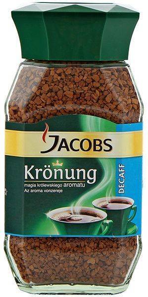 Kawa rozpuszczalna JACOBS KRONUNG DECAFF 100g BEZ KOFEINY