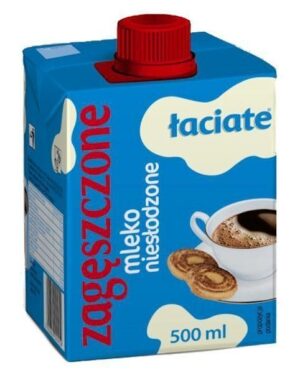 Mleko ŁACIATE UHT 7,5% zagęszczone niesłodzone 500 ml