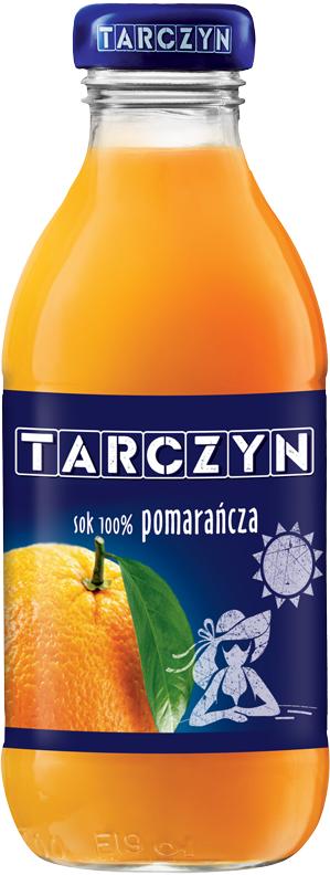 TARCZYN sok POMARAŃCZOWY 300ml butelka szkło