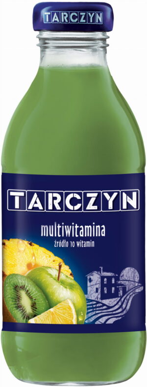 TARCZYN napój MULTIWITAMINA owoce zielone 300ml butelka szkło
