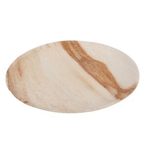 Talerz z liści palmowych 23cm. Palmware_. płaski. op. 25 szt.