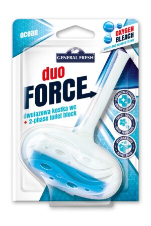 Kostka do WC GENERAL FRESH DUO FORCE dwufazowa zawieszka 40g MORZE
