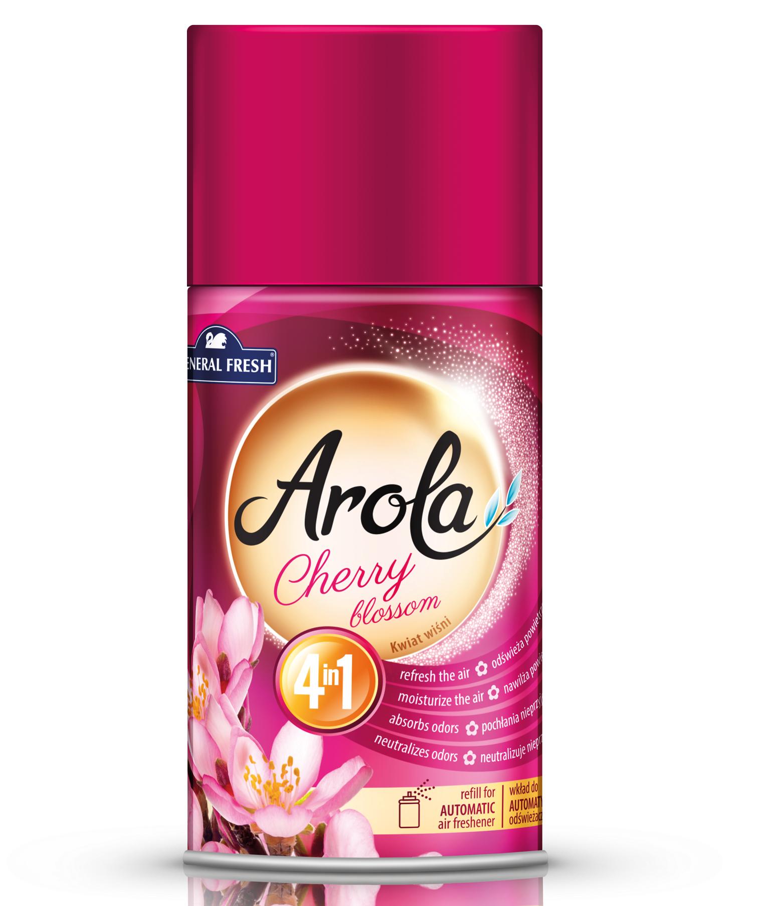 Wkład do odświeżacza automat GENERAL FRESH AROLA 250ml KWIAT WIŚNI