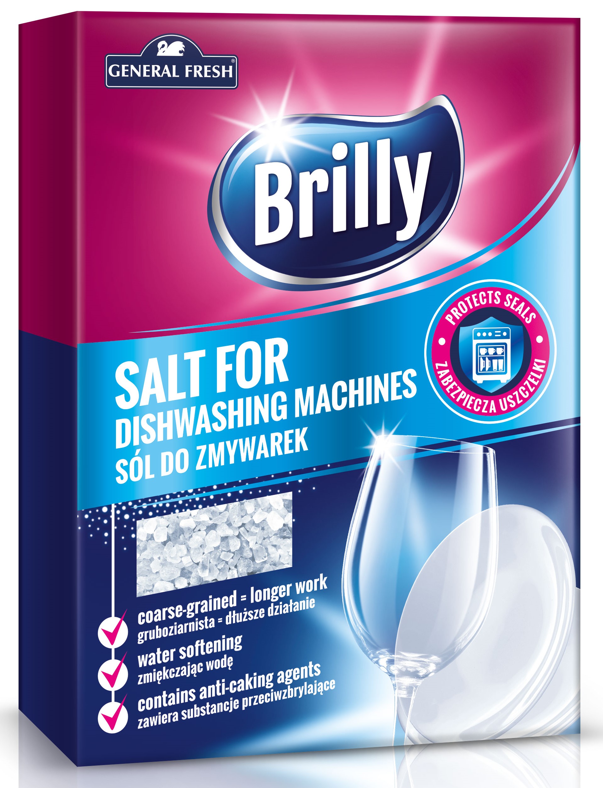 Sól do zmywarek GENERAL FRESH BRILLY 1.5kg