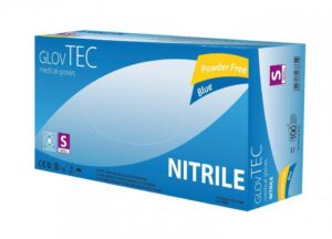 Rękawice diagnostyczne Nitrile niebieskie 100szt. . rozmiar L