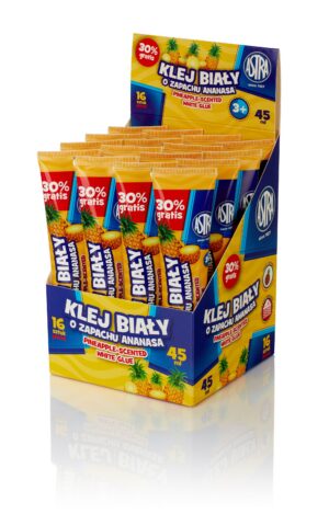 Klej biały zapachowy 45 ml - ananas