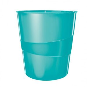 Kosz na śmieci LEITZ WOW 15L turkusowy