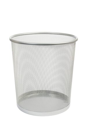 Kosz biurowy DATURA 19L siatka srebrny