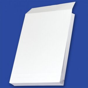 Koperta E4 HK RBD  biała (25szt)  (odrywany pasek. rozszerzany bok)