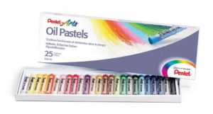 Kredki pastele olejne Pentel 25 kolorów