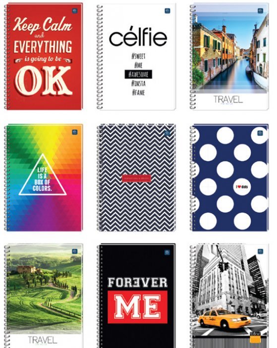 Kołonotatnik A4 120 kartek mięka oprawa