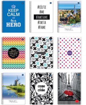 Kołonotatnik A4 160 kartek mięka oprawa