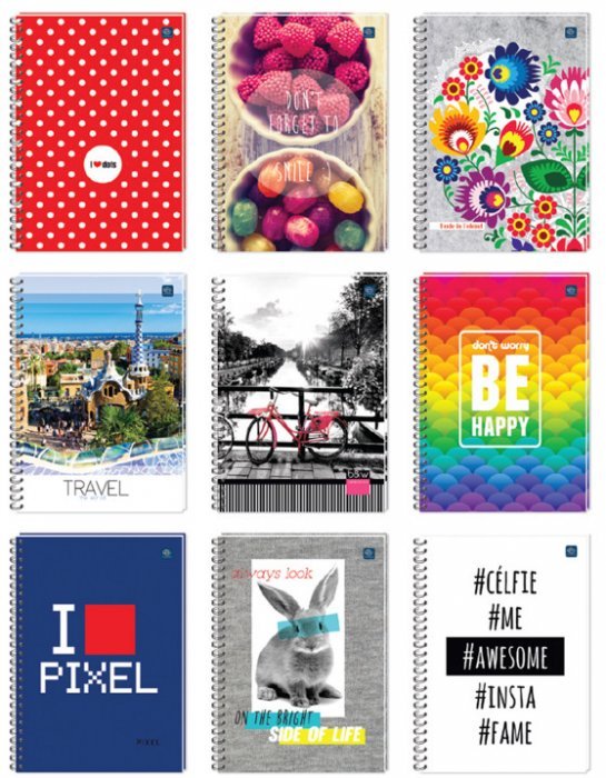 Kołonotatnik A5 80 kartek mięka oprawa