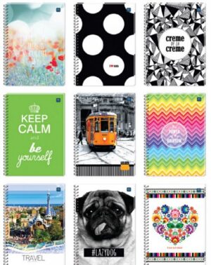 Kołonotatnik A5 120 kartek mięka oprawa