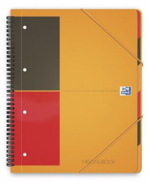 Kołonotatnik OXFORD INTERNATIONAL MEETINGBOOK z teczką A4 80 kartek linia