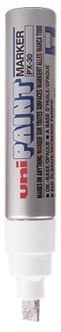 Marker olejowy UNI PX-30 ściety srebrny