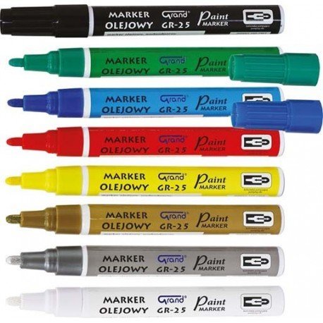 Marker olejowy GRAND GR-25 czerwony