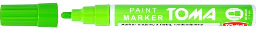 Marker olejowy TOMA TO-440 jasnozielony