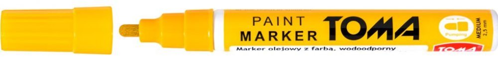Marker olejowy TOMA TO-440 żółty