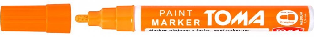 Marker olejowy TOMA TO-440 pomarańczowy