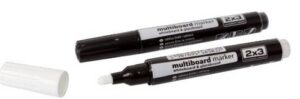 Marker do tablic szklanych Multiboard 2X3 okrągły biały