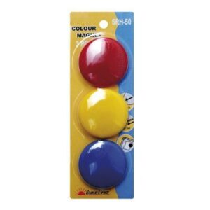 Magnesy kolorowe rozmiar 50mm (3szt)