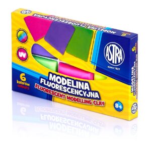 Modelina fluorescencyjna 6 koloró