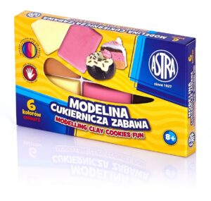 Modelina ASTRA 6 kolorów cukiernicza zabawa